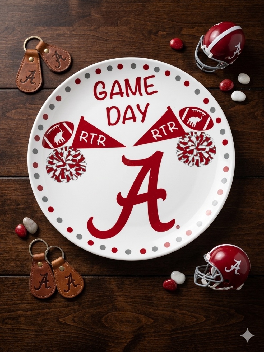 The Memory Company NCAA University of Alabama 12-Inch Ceramic Platter